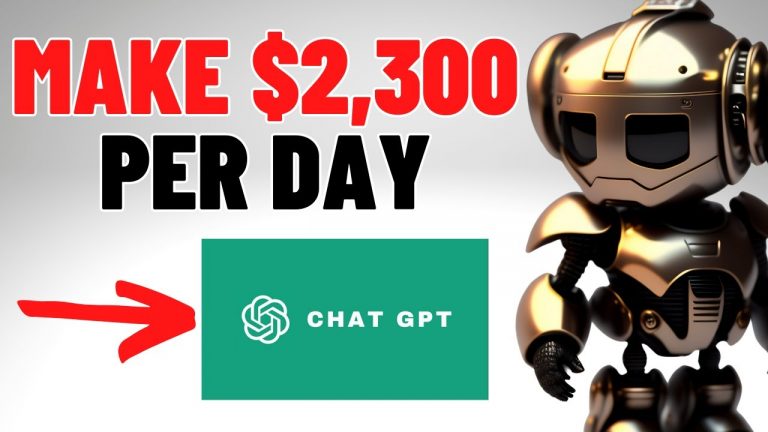 Easiest Path To Earn $2,300 Daily Online With Chat GPT (LAZY WAY TO MAKE MONEY ONLINE)