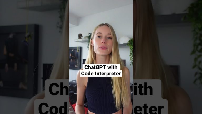 Have you seen this ChatGPT code interpreter plug-in? This could get interesting #ai #technews