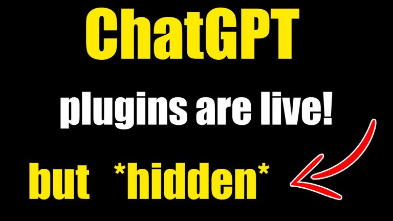 How To Access ChatGPT Plugins | They are LIVE! (but hidden)