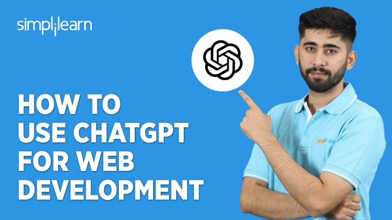 How To Use ChatGPT For Web Development | Web Development Using ChatGPT | Simplilearn
