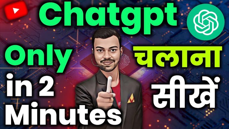 I Used Chatgpt For 100 hours & Earn 2 Lakh: A Powerful Tool for Growing Your YouTube Channel”