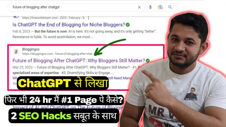Live Proof in 24 hrs ChatGPT Content Ranking on Google’s #1 page, how? SEO Hacks