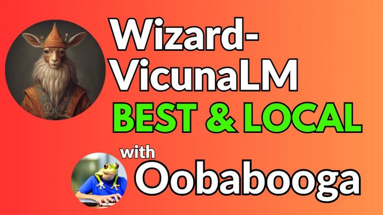 Wizard-Vicuna: 97% of ChatGPT – with Oobabooga Text Generation WebUI