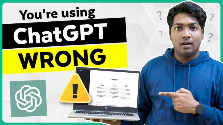 You’ve been using ChatGPT Wrong!