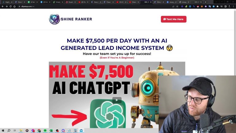 AI GENERATED LEAD SYSTEM (CHATGPT BOOKS APPOINTMENTS FOR YOU WHILE YOU SLEEP)