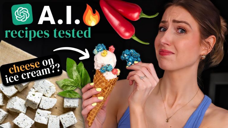 Are These WEIRD ICE CREAM RECIPES from A.I/ChatGPT Worth Trying or a WASTE OF TIME??
