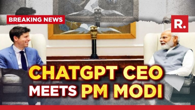 ChatGPT CEO Sam Altman Meets PM Modi; Hold Discussion on Critical sector