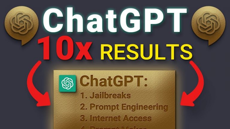 ChatGPT: Get 10x Better Results… (Jailbreak Tips + Prompt Engineering)