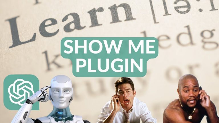 ChatGPT – Learn Anything VISUALLY With One Plugin – Show Me – Tutorial
