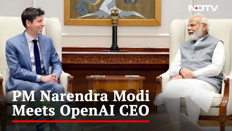 ChatGPT-Maker CEO Meets PM Modi, Discusses Global Regulation For AI