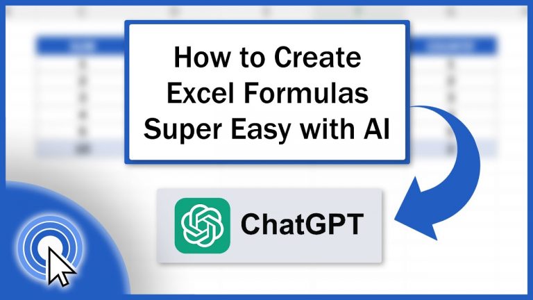 ChatGPT for Excel: How to Create Excel Formulas Super Easy with AI