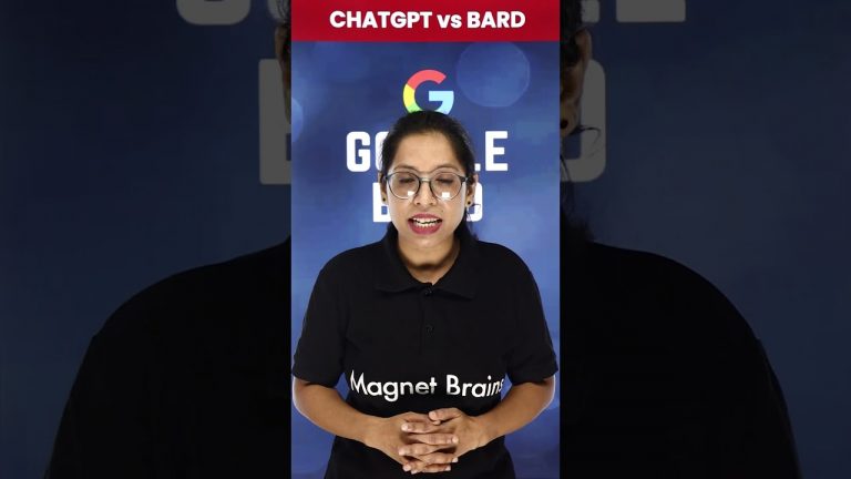 Difference B/W “ChatGPT” vs “Google Bard” #magnetbrains #shorts