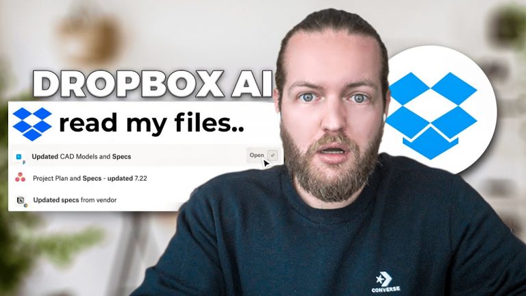Dropbox AI: ChatGPT For YOUR FILES [and Your Apps]