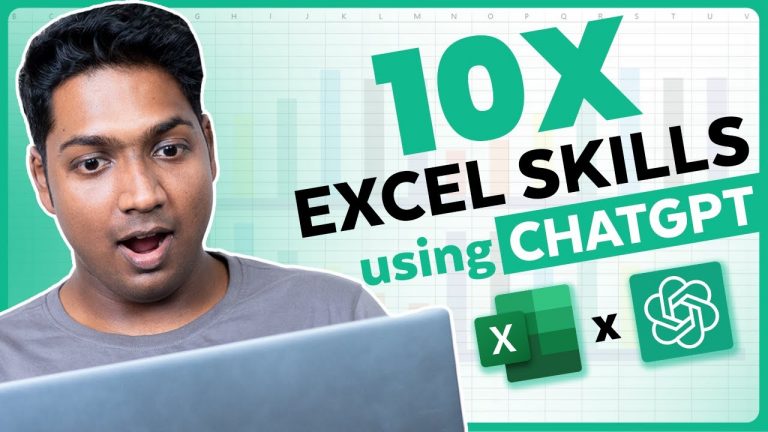How To Use ChatGPT to Become an Excel MASTER (10x Productivity )