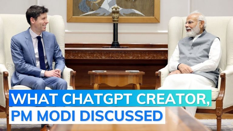PM Modi Thanks ChatGPT Creator Sam Altman After Meeting