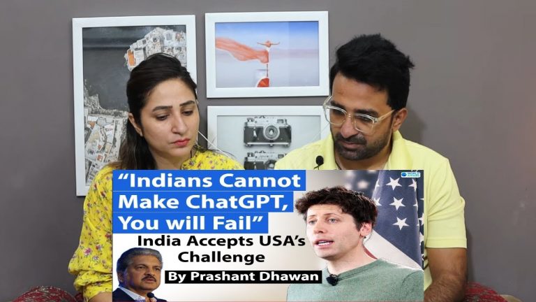 Pakistani Reacts to Indians Cannot Make ChatGPT You will Fail says American CEO |