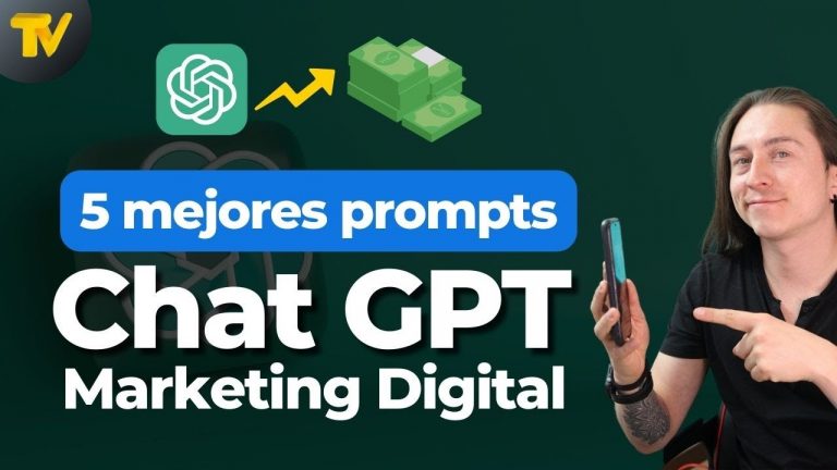 5 mejores prompts #chatgpt para Marketing Digital (como ganar dinero con chatgpt)