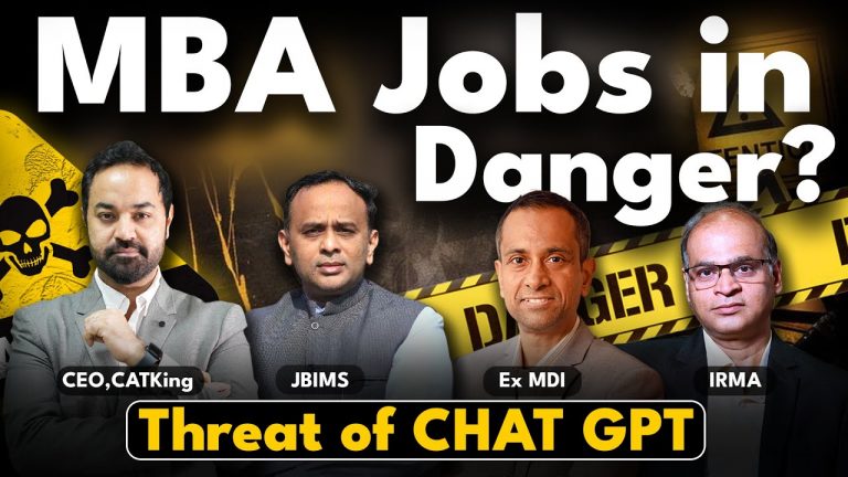 AI | Chatgpt kya hai? MBA jobs in danger? MBA Directors think the same? ft. Dir JBIMS, Ex. MDI, IRMA