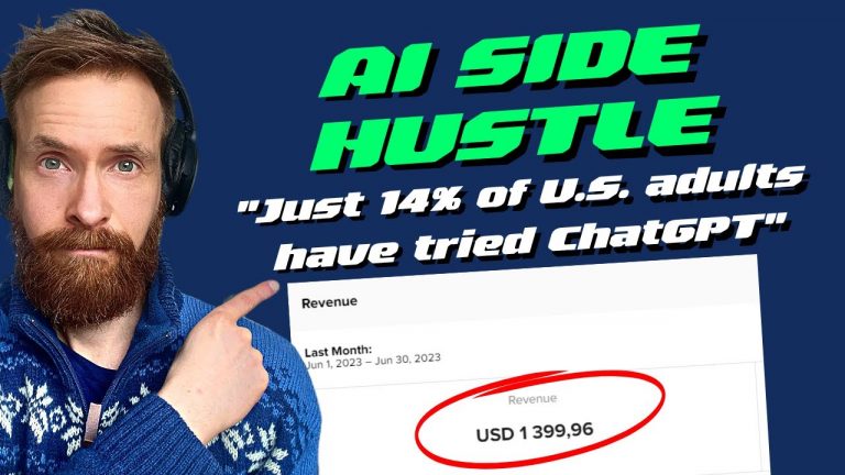 AI Side Hustles: Why Now is Your Moment (ChatGPT Code Interpreter)