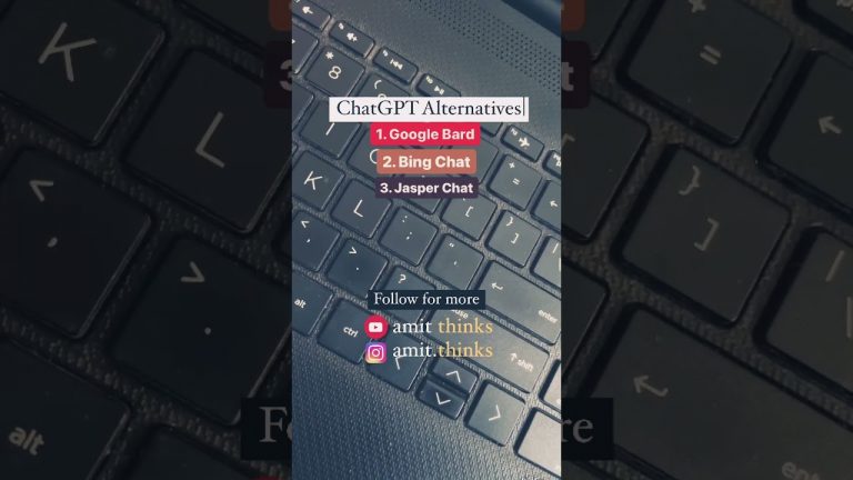 ChatGPT Alternatives – Ever used them? Follow @Amit.Thinks for more