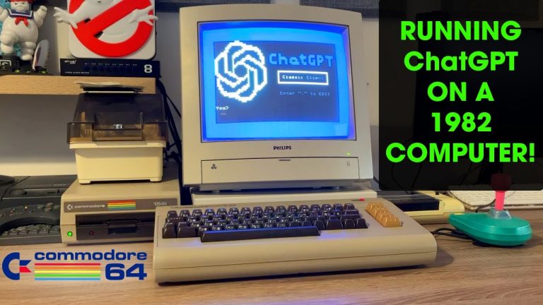 ChatGPT on The Commodore 64: Can a 1982 Computer Run Modern AI?