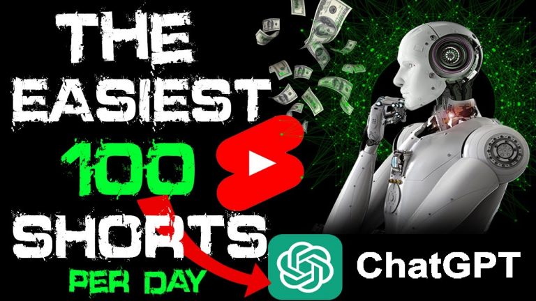 How To Make Money Online With Youtube Shorts Using ChatGPT