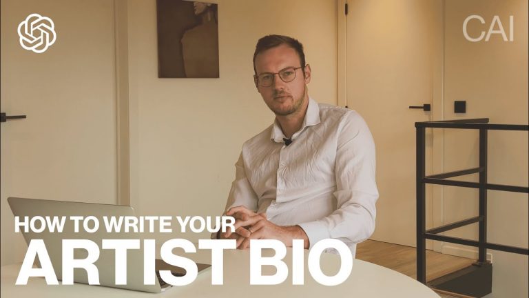 How To Write A Professional Artist Biography (with ChatGPT + Industry-Approved Rules)