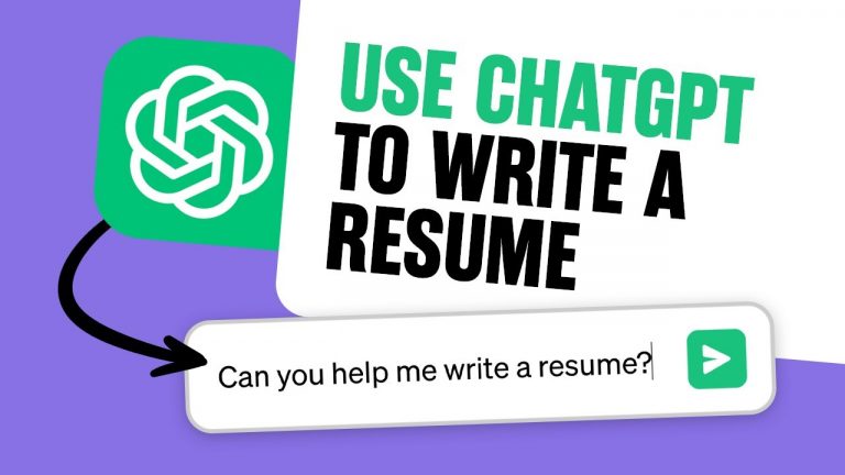 How to Use ChatGPT Prompts to Write a Resume