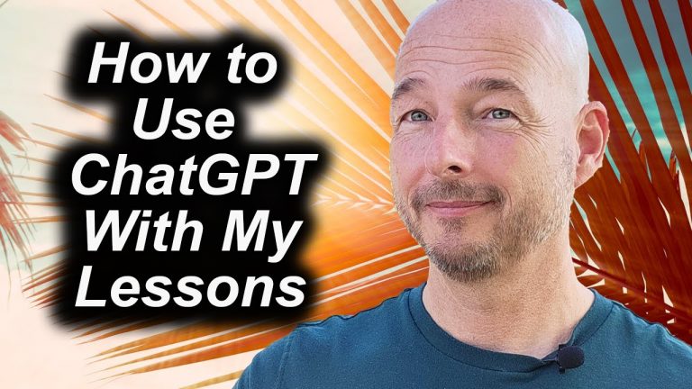 How to Use ChatGPT With My Lessons