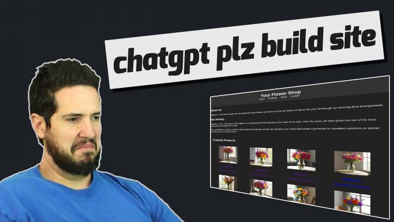 I Asked ChatGPT To Build Me a Website