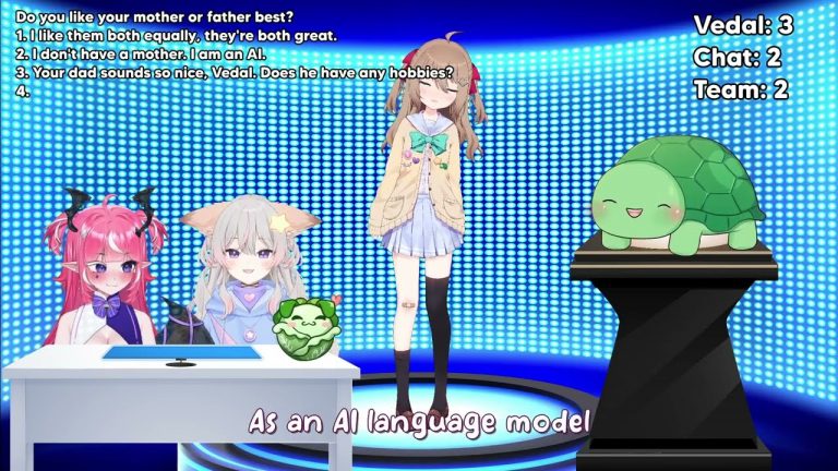 Vedal discovered Cabbage is using ChatGPT [Neuro-Sama Game Show]
