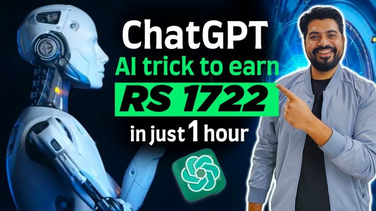 #1 ChatGPT/AI trick to earn Rs. 1722 in just 1 hour (blogging)
