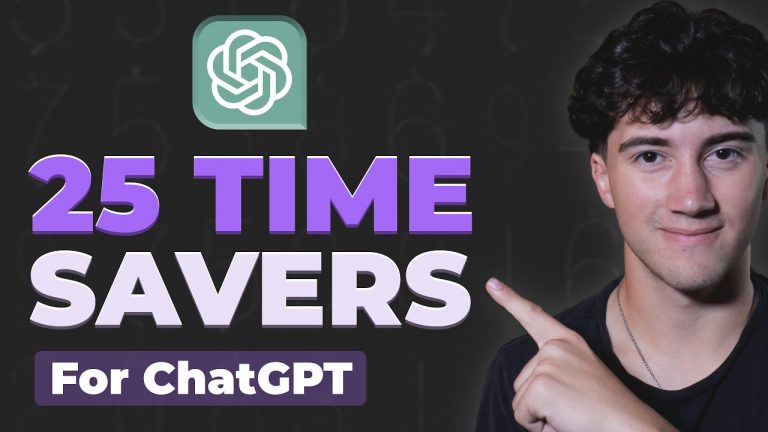 25 Ways to SAVE time using ChatGPT in 2023! (Full Guide)