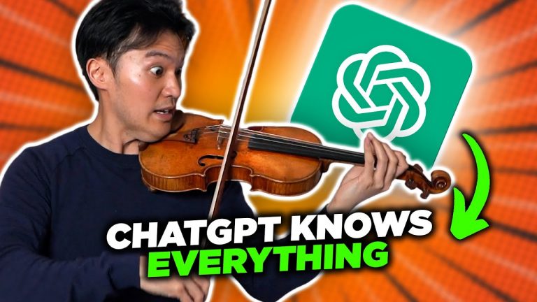 AI vs. Prodigy: Can ChatGPT Actually Teach me Violin?