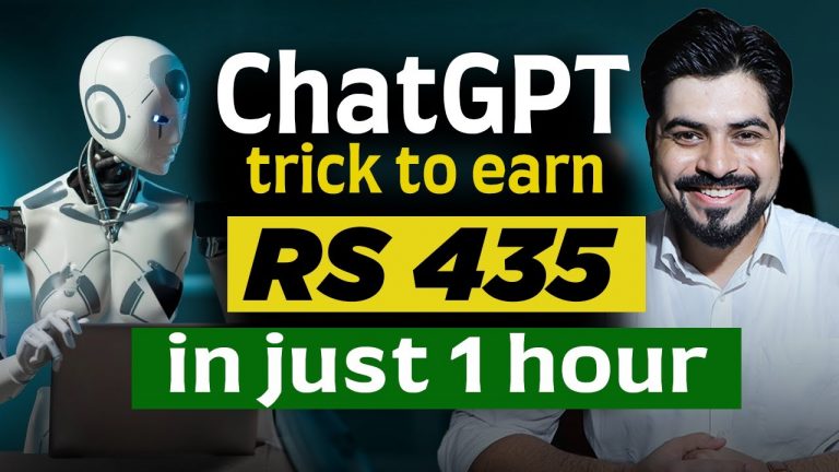 Awesome Trick to earn Rs. 435 in just 1 hour using ChatGPT – (Product Description work)