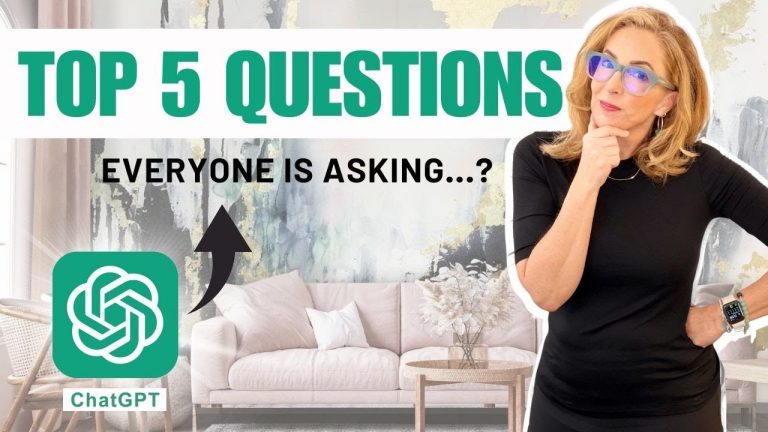 ChatGPT Reveals: The Top 5 Questions Everyone’s Asking About Interior Design You Won’t Believe #3