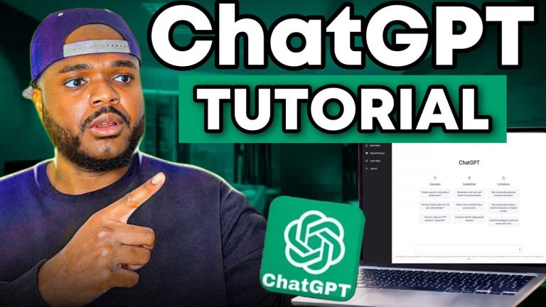 ChatGPT Tutorial – How To Use ChatGPT For Beginners (FREE COURSE 2023)