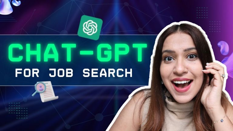 ChatGPT for Job Search | Tricks & Secrets for your career