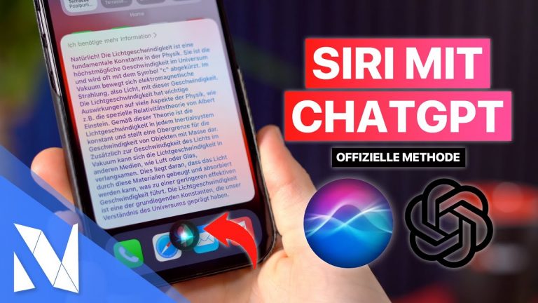 ChatGPT mit Siri verwenden – OFFIZIELLE Methode – Siri PRO installieren! | Nils-Hendrik Welk