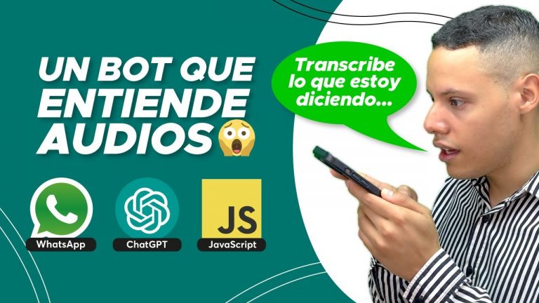 Crea Un Chatbot que Responde AUDIOS de WhatsApp con ChatGPT y JS