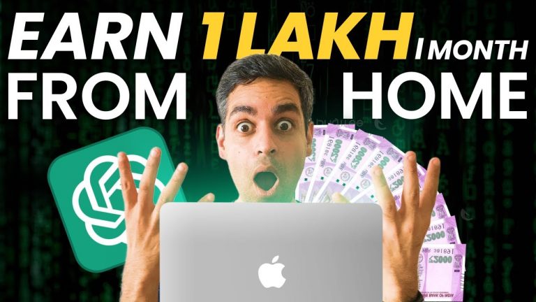 Earn 1 LAKH/month and MORE with ChatGPT! Artifical Intelligence 2023 | Ankur Warikoo Hindi