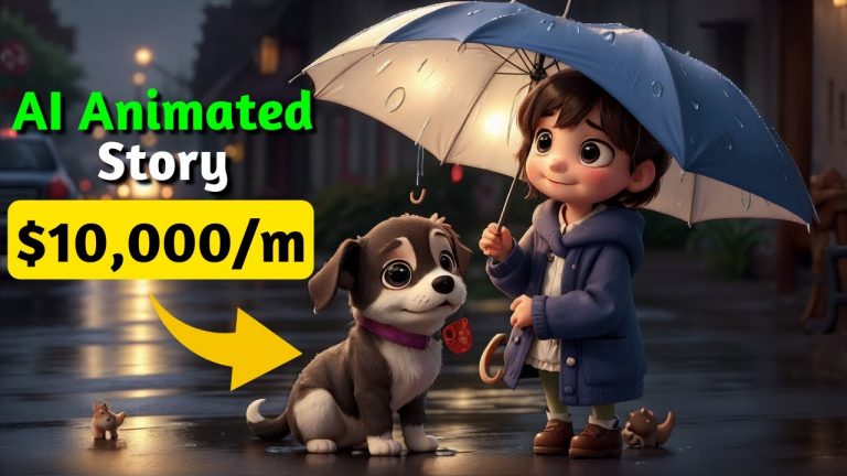 Earn $10,000 Per Month – Create AI Animated Story Videos with ChatGPT