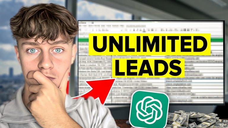 Get UNLIMITED Leads For FREE Using ChatGPT (Best Way)