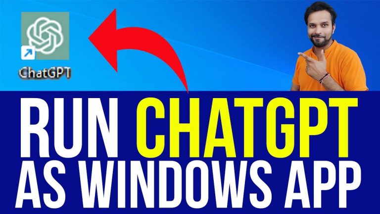 How to Run ChatGPT as a Windows App