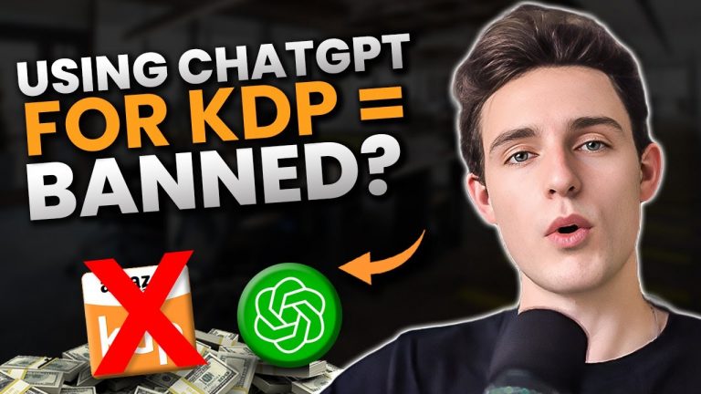 How to use ChatGPT and NOT get banned from KDP