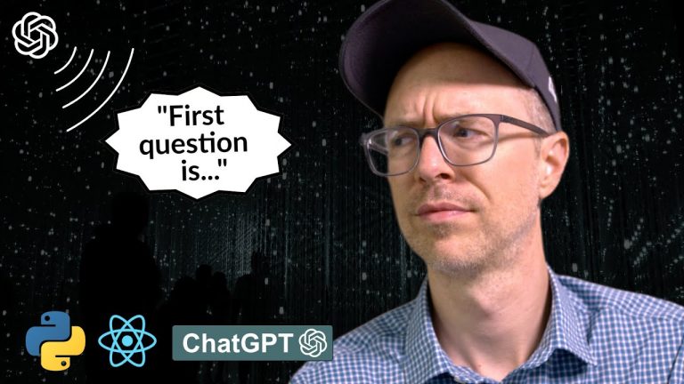 Let’s Build a Talking ChatGPT Interview Bot | Hands On Project
