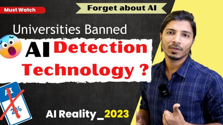 Many Universities Banned AI Detection Technology II AI Score Reallity II ChatGPT II ChatGPT 4