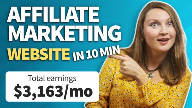 Start an Affiliate Marketing Website in 10 Min with ChatGPT – BEST AI Side Hustle