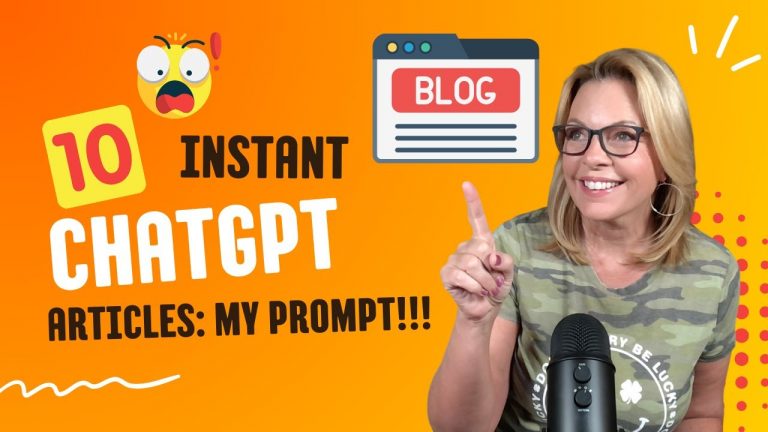 The ChatGPT prompt That Let Me Write 10 Articles in 10 Minutes! | Lori Ballen