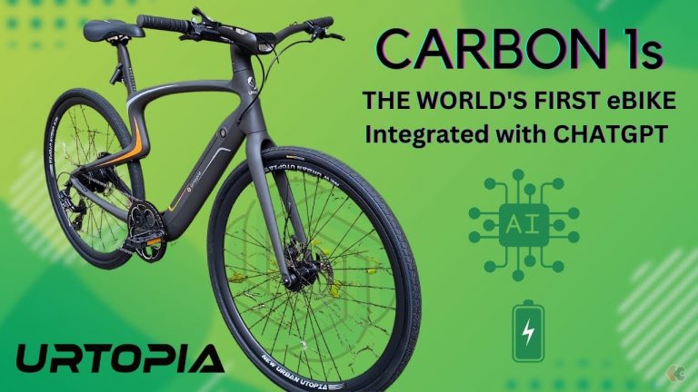 Urtopia Carbon 1s | The World’s First AI ChatGPT eBike | 25mph Smart eBike